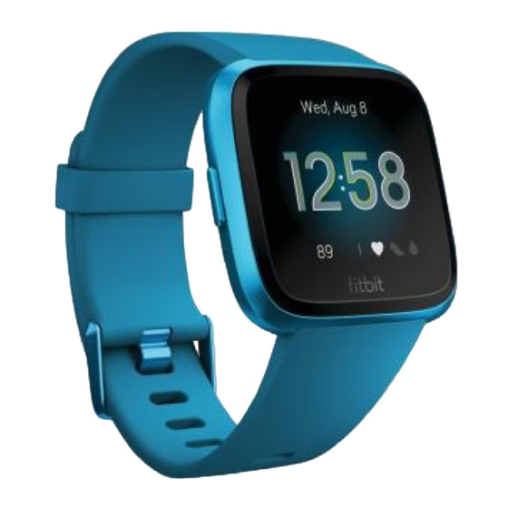 Fitbit versa FB415 Manuales