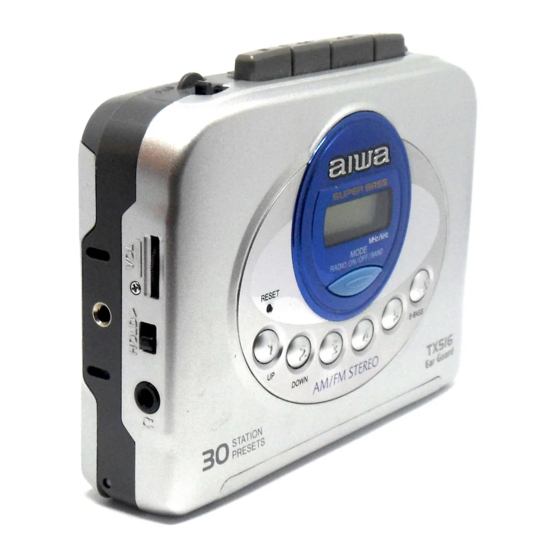 Aiwa HS-TX516 Instrucciones De Manejo