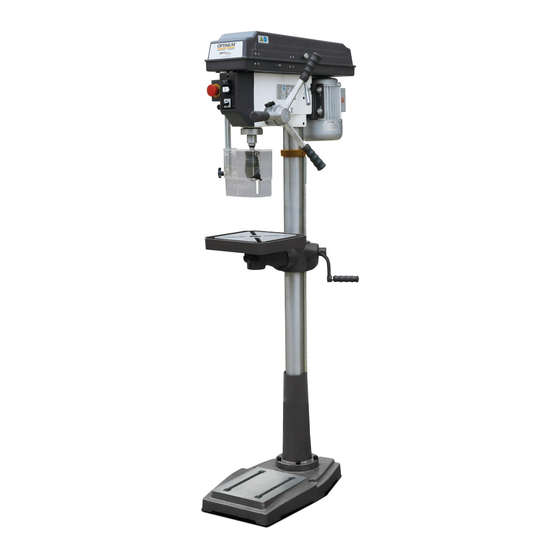 Optimum OPTIdrill DQ 25 Manual De Instrucciones