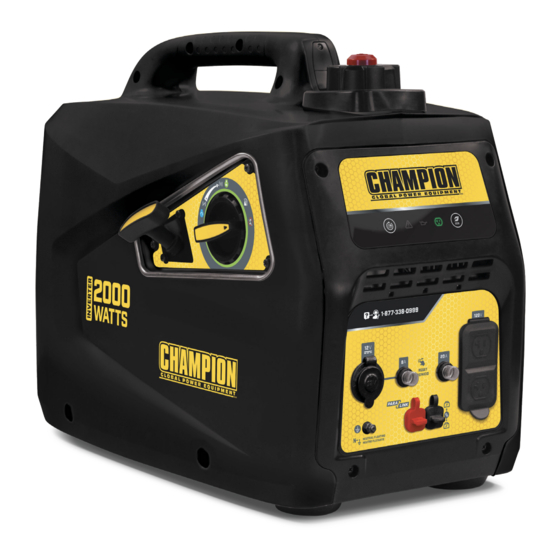 Champion 100565 Manual Del Operador