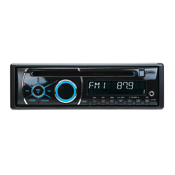 Clarion CZ100E Manual De Instrucciones Y De Instalación