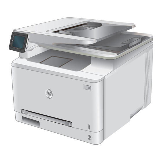 HP Color LaserJet Pro MFP M277 Serie Manual De Instrucciones