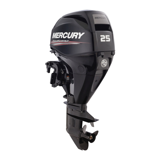 Mercury Marine FourStroke 25 Manual Del Usuario
