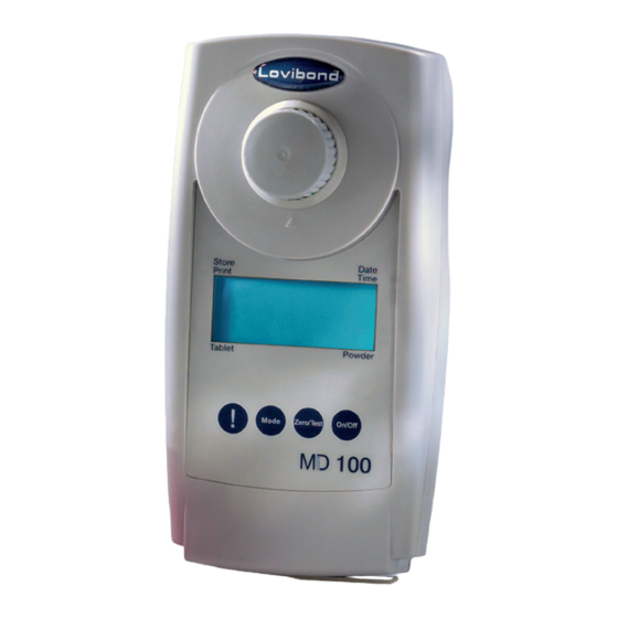 Lovibond MD100 Instrucciones