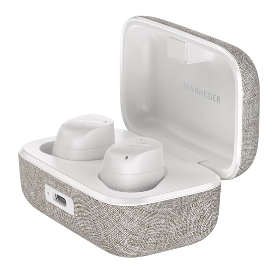 Sennheiser MOMENTUM True Wireless 3 Manual De Instrucciones