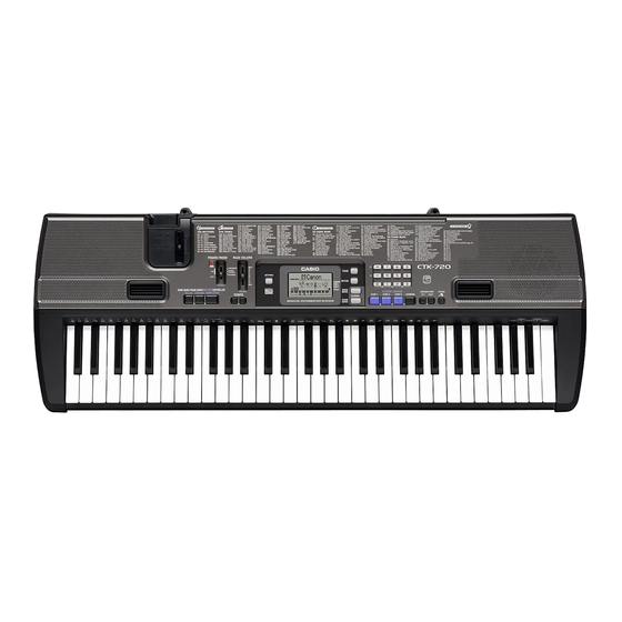 Casio CTK-720 Guia Del Usuario