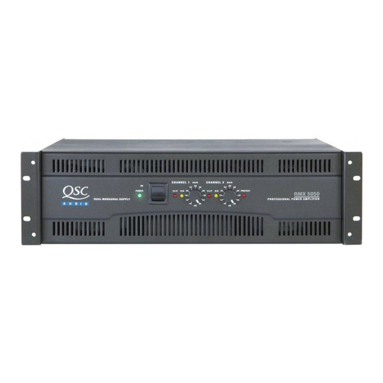 QSC RMX 4050HD Manual Del Usario
