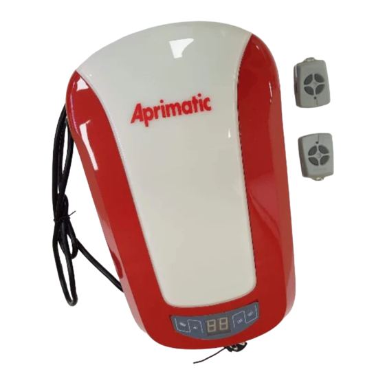 Aprimatic RED MATIC BOX 600 Manuales