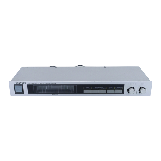 Kenwood RA-90 Manual De Instrucciones