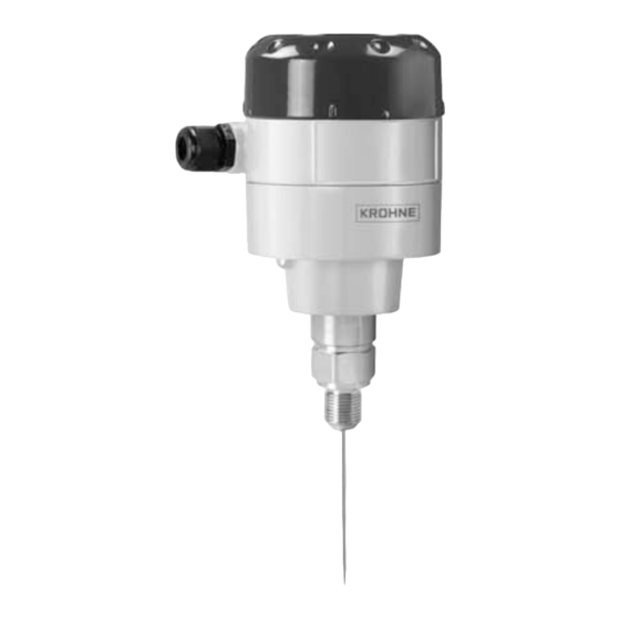 KROHNE OPTIFLEX 1100 C Manual De Instrucciones