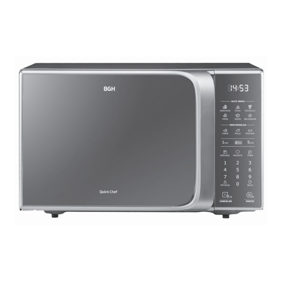 BGH QUICK CHEF B120DS20 Manual De Instrucciones