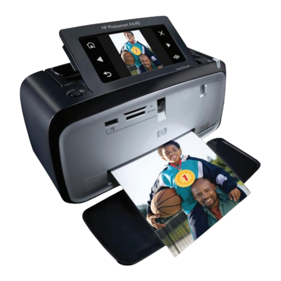 HP Photosmart A640 Serie Guia Del Usuario