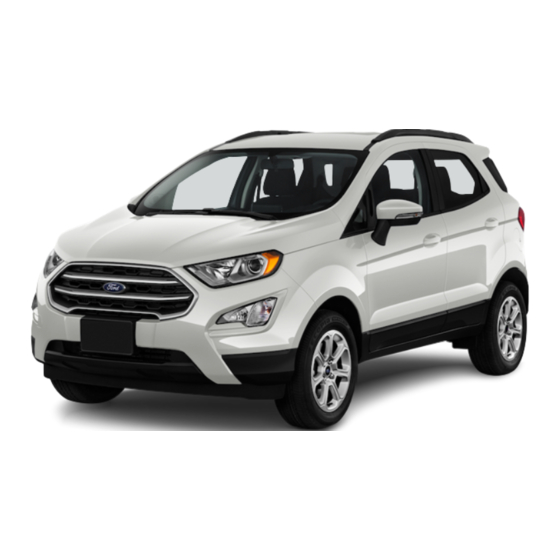 Ford ECOSPORT 2019 Manuales