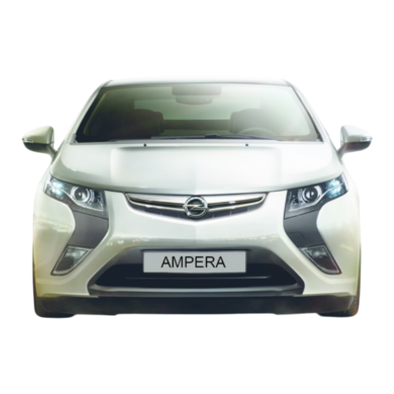 Opel AMPERA 2012 Manual De Instrucciones