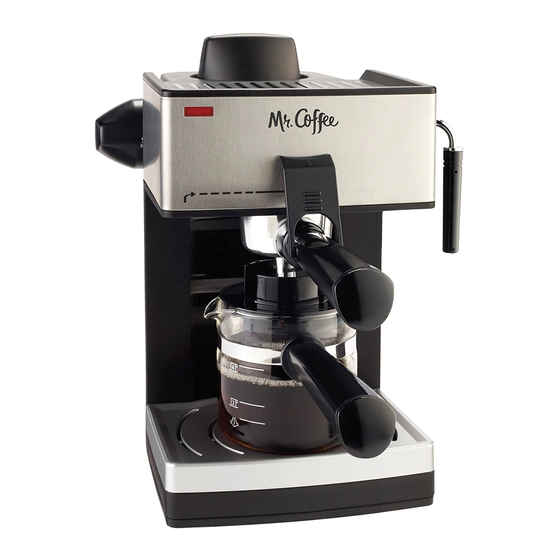 Mr Coffee ECM160 Manuel De Instrucciones Con Recetas