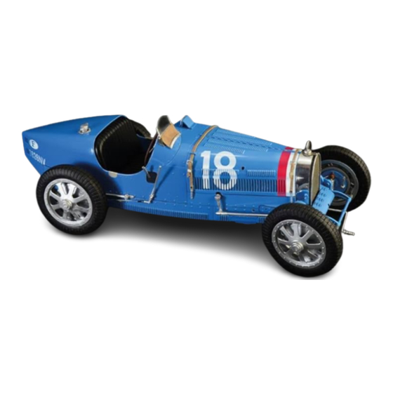 Italeri Bugatti Type 35B Manual De Instrucciones