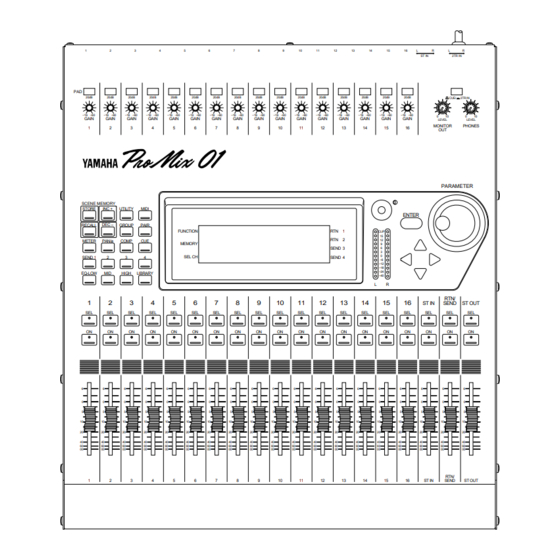 Yamaha Programmable Mixer 01 Manual De Uso