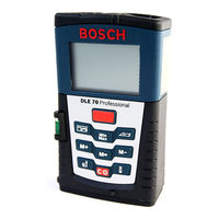 Bosch Professional DLE 70 Manual Original