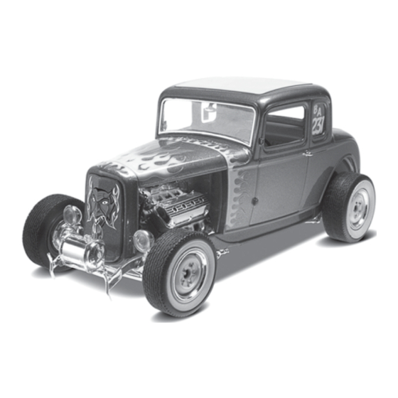 REVELL '32 FORD 5 WINDOW COUPE 2N'1 Manual Del Usuario