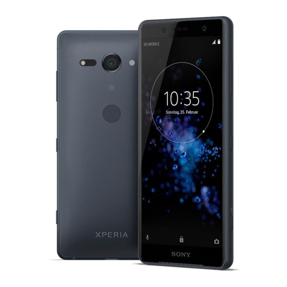 Sony Xperia XZ2 Compact Guia Del Usuario