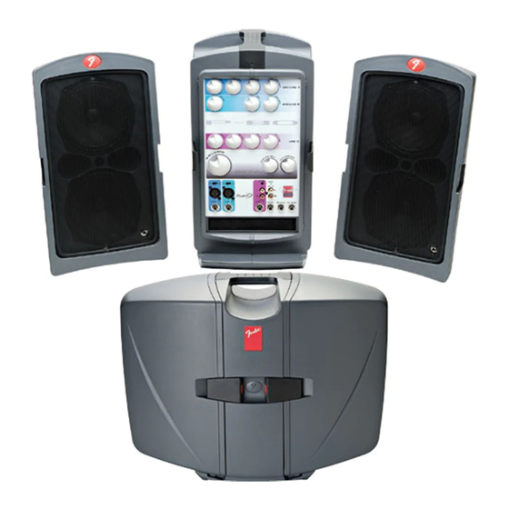 Fender Passport P80 Instrucciones De Funcionamiento