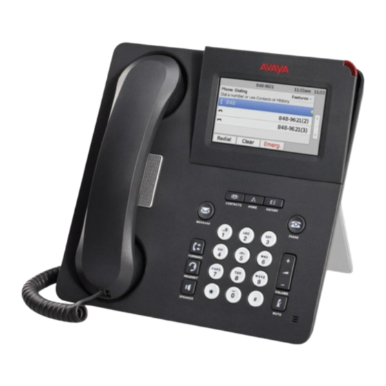 Avaya one-X 9621G Guia Del Usuario