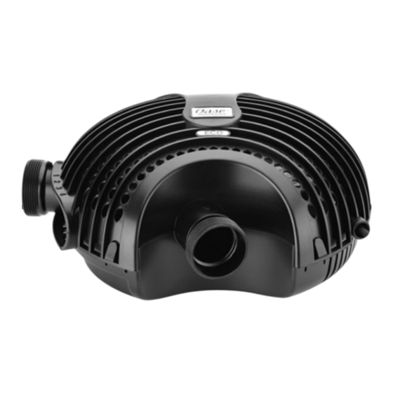 Oase Aquamax Eco 4000 CWS Instrucciones De Uso