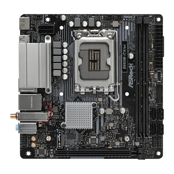 ASROCK B660M-ITX/ac Manuales