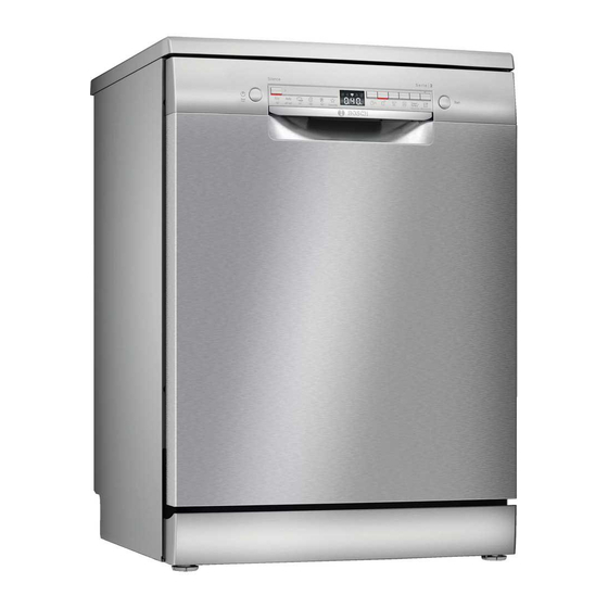 Bosch SMS2HTI60E Manual De Usuario