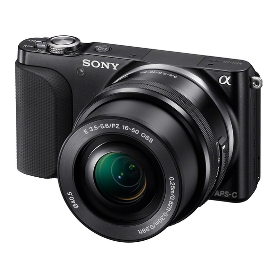 Sony NEX-3N Manual De Instrucciones