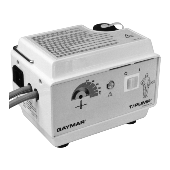 Gaymar TP472 T/PUMP Manual Del Operador