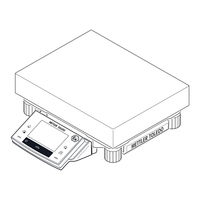 Mettler Toledo X LX Serie Instrucciones De Manejo