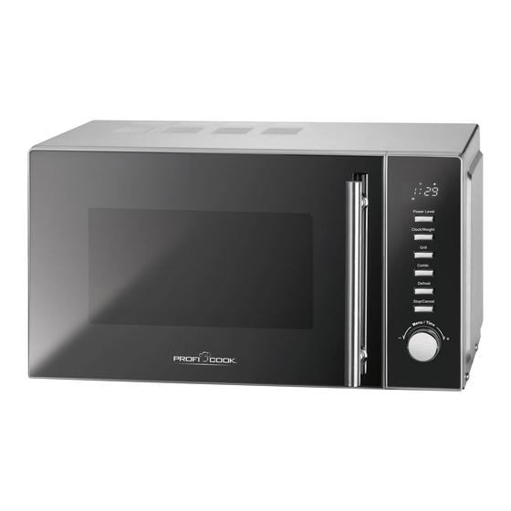 Profi Cook PC-MWG 1117 Manuales