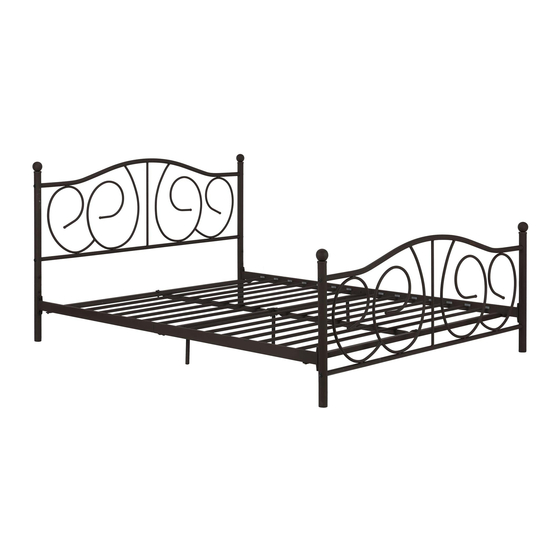 DHP Victoria Metal Bed 4092229 Manuales