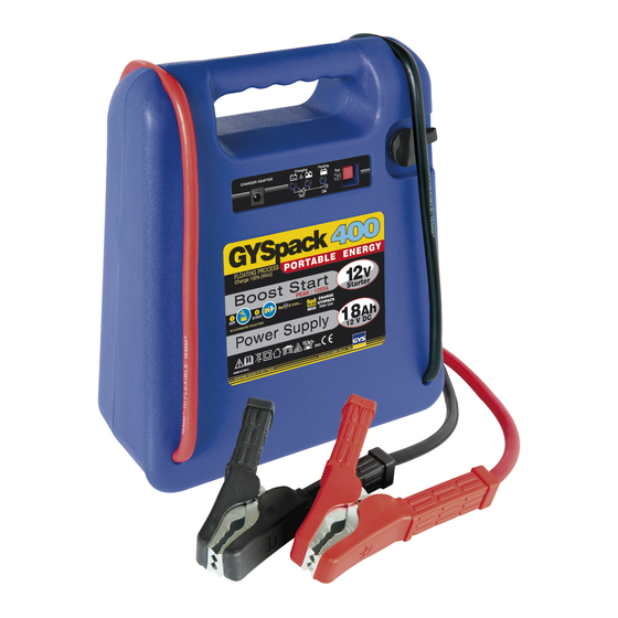 GYS GYSPACK AUTO Manual De Instrucciones