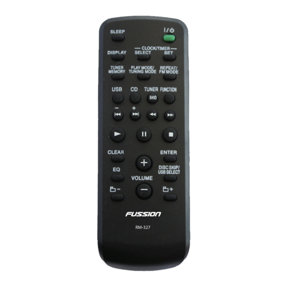 Fussion RM-327 Manual De Usuario