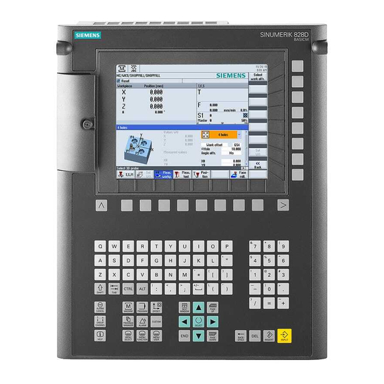 Siemens SINUMERIK 828D Manual De Servicio