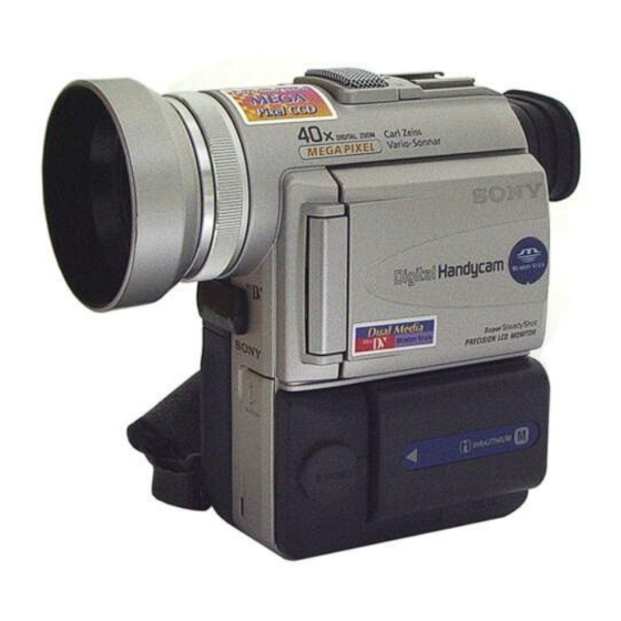 Sony Digital Handycam DCR-PC100E Manuales
