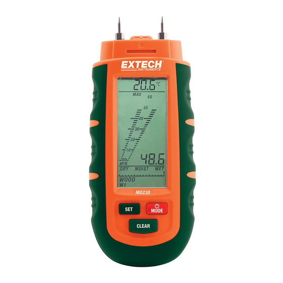 Extech Instruments MO230 Guia Del Usuario