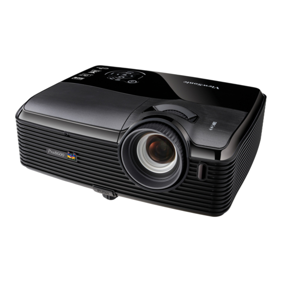ViewSonic Pro8600 Guia Del Usuario