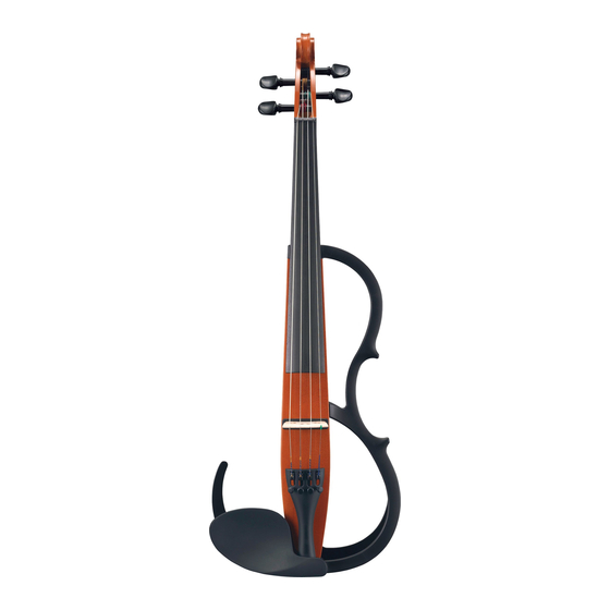 Yamaha Silent Violin SV150 Manuales