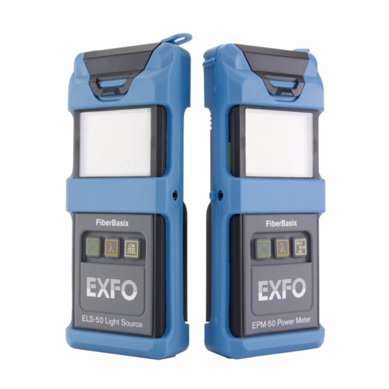 EXFO EPM-50 Manuales