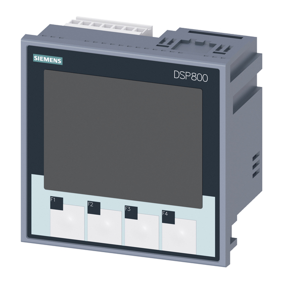 Siemens DSP800 Guia De Inicio Rapido