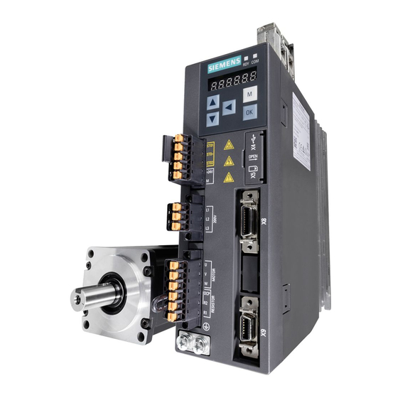 Siemens SINAMICS V90 Instrucciones De Servicio