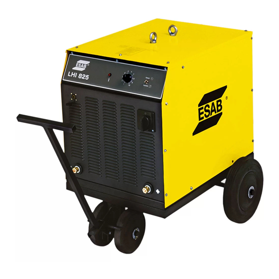 ESAB LHI 825 Manual Del Usuario Y Repuestos