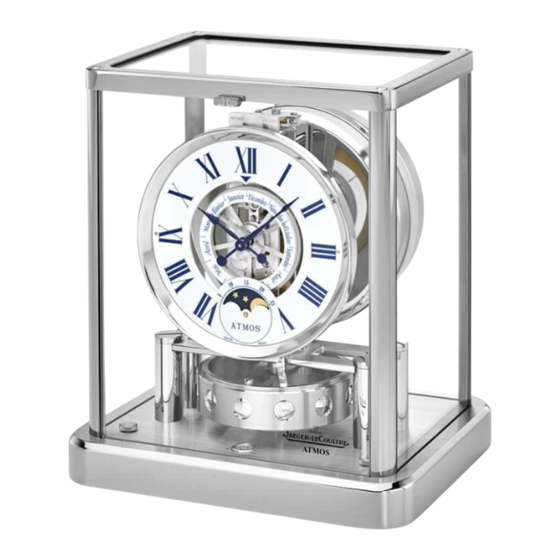 Jaeger-leCoultre ATMOS COLLECTION CLASSIC MOON Manual De Instrucciones
