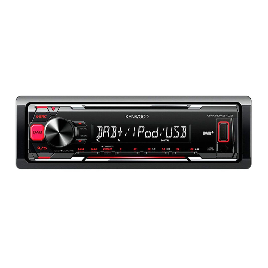 Kenwood KMM-DAB403 Manual De Instrucciones