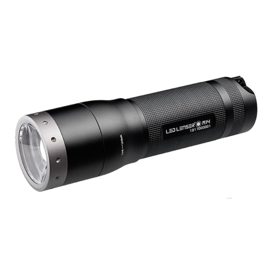 Led Lenser M14 Serie Manual Del Usuario