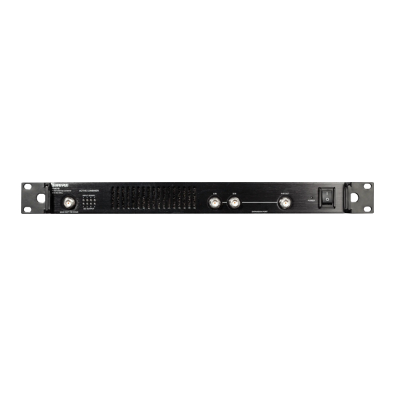 Shure PA421B Guia Del Usuario