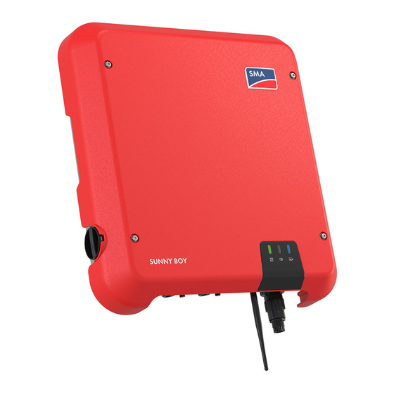 SMA SUNNY BOY 3.0 Instrucciones Breves